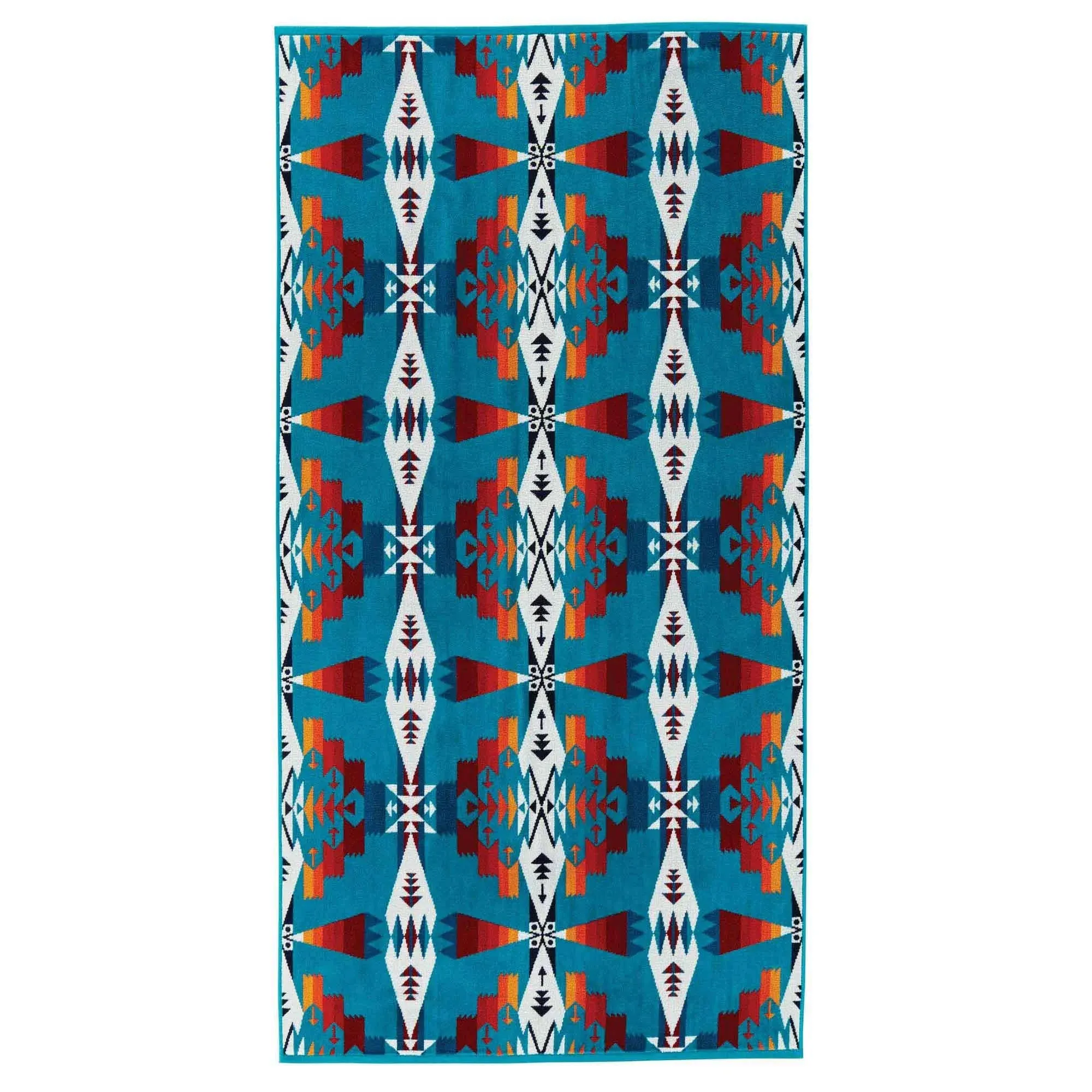 Pendleton Oversized Jacquard Spa Towel - Saltillo Sunset