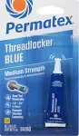 PERMATEX 0.2 Oz. Blue Medium Strength Threadlocker