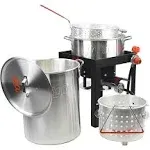 Loco Cookers 30 Quart Propane Boil, Fry &amp; Steam Kit