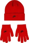 Nike Boys' Nan Futura Beanie Set, University Red