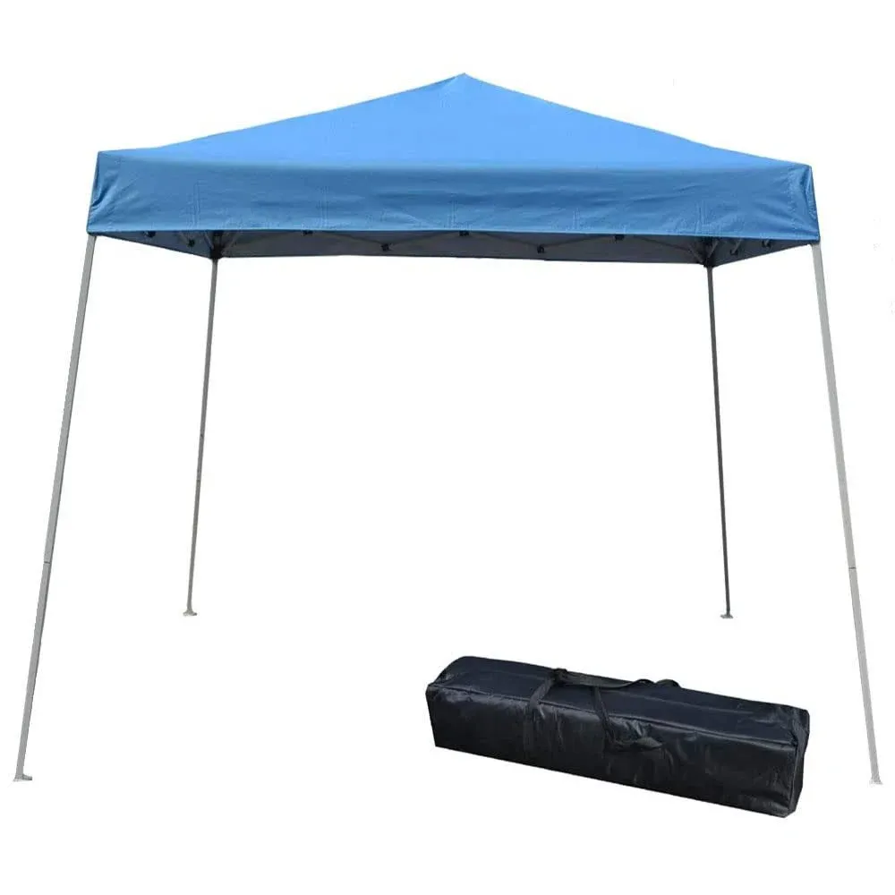 Impact Canopy 10' x 10' Instant Slant-Leg Canopy Tent, Royal Blue