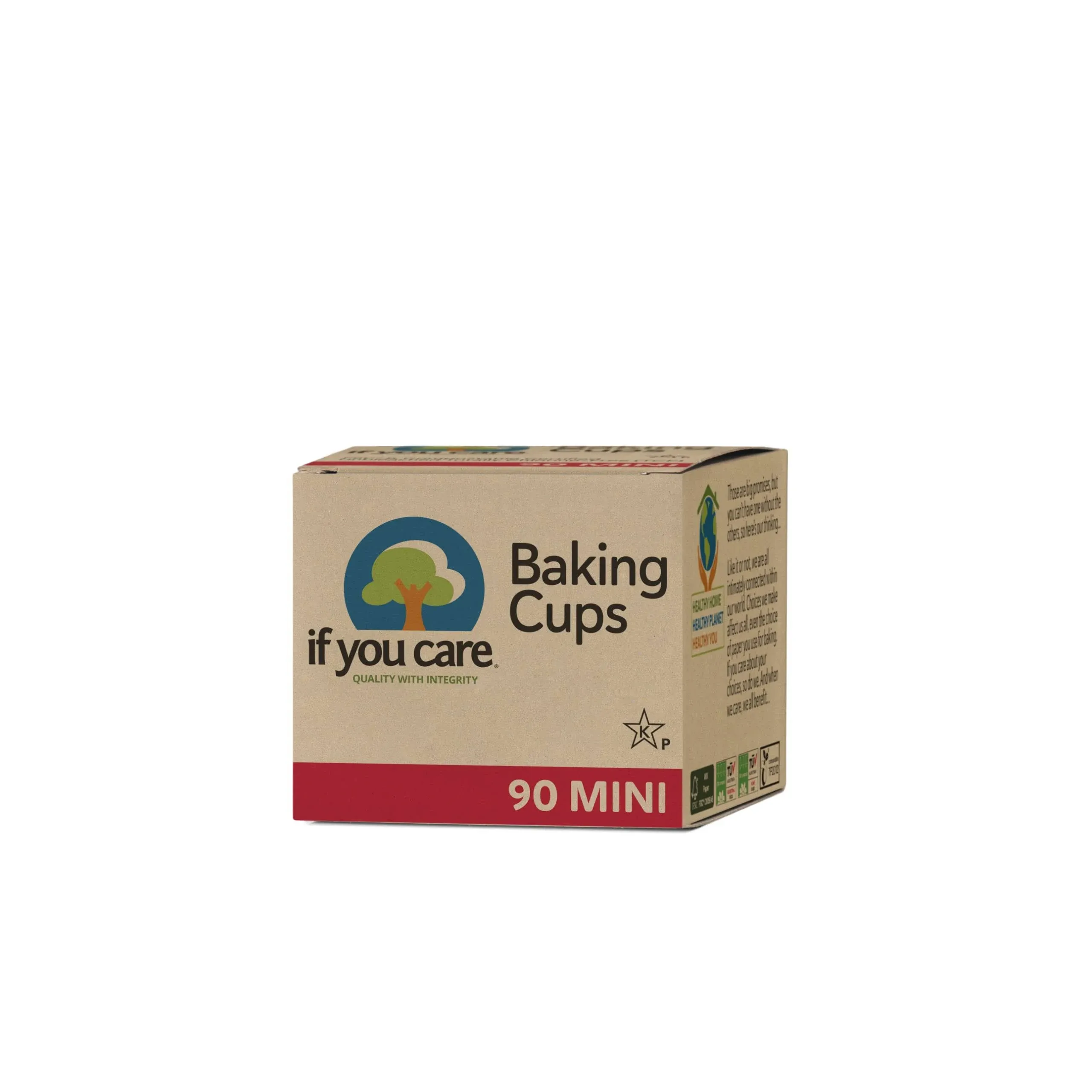 If You Care Baking Cups - Mini Cup - Case of 24 - 90 Count