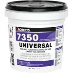 Roberts 1 gal. Universal Flooring Adhesive Off-White 7350-1