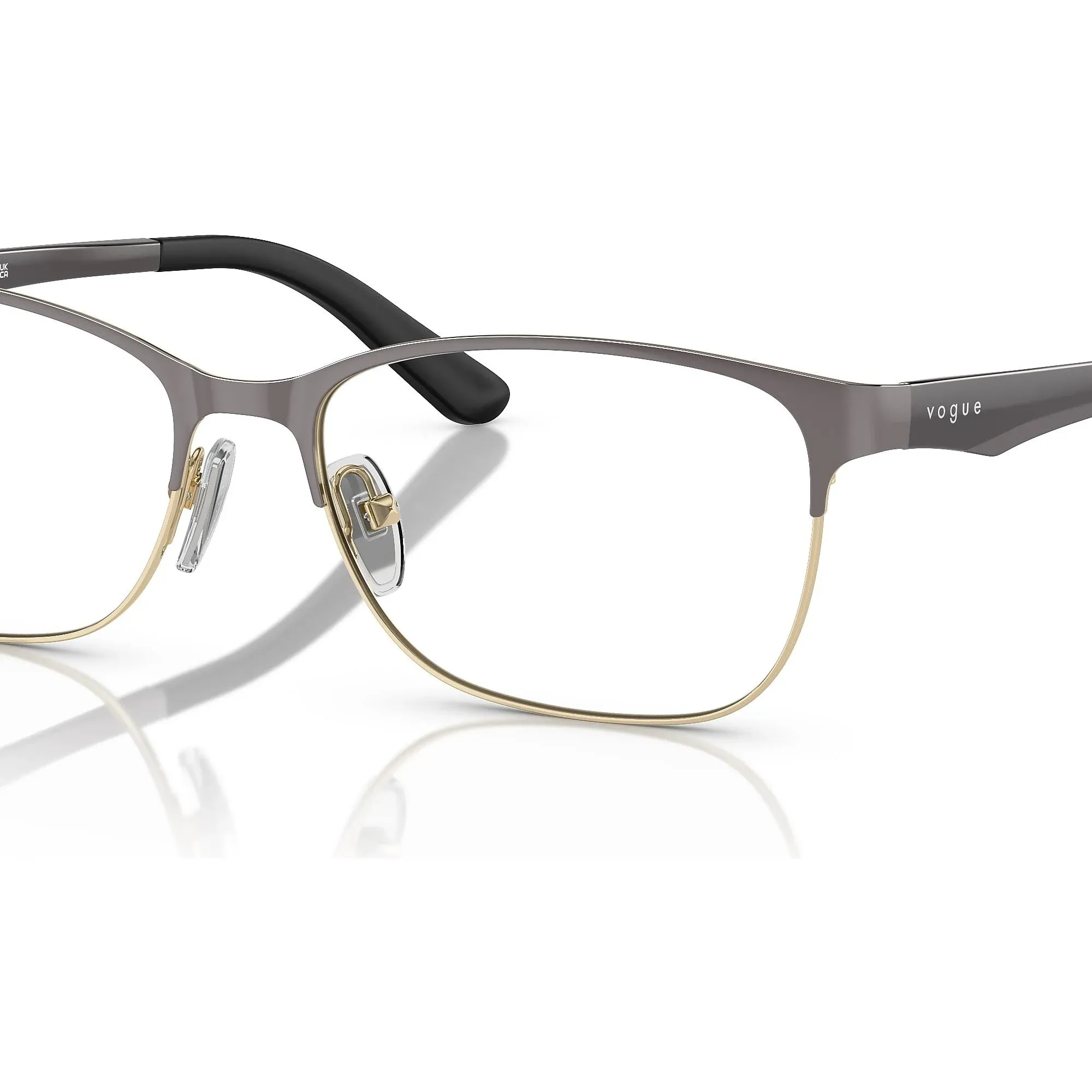 Vogue VO3940 Eyeglasses - Dark Grey/Pale Gold (5061)