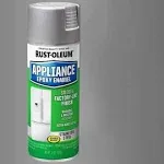 Rust-Oleum 7887830-6PK Specialty Appliance Epoxy Spray Paint, 12 oz, Stainless Steel, 6 Pack