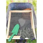 Soil Sifter, Dirt Sifter for Gardening, Compost Sifter, Garden Sieve, Light Wood Sifter for Rocks, Screen Sifter Top Soil/Peat Moss/Worm/Leaves/Loam Soil/Sand,Great Garden Tool for Plants & Vegetables