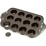 Norpro Nonstick Mini Cheesecake Pan with Handles, 12 count Baking Specialty