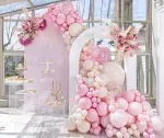 Bride Balloon Arch Garland