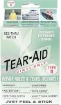 TEAR-AID Vinyl Repair Kit, Type B Clear Patch for Vinyl and Vinyl-Coated