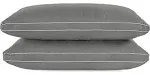 Set of 2 Luxury Hotel Quality Standard Pillows - Down Alternative, Soft and Supp