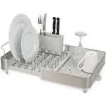 Joseph JosephExtend Steel Dish Rack in Light Stone