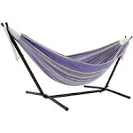 Vivere Tranquility Double Cotton Hammock with Steel Stand