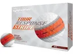 TaylorMade Tour Response Stripe Golf Balls - Orange