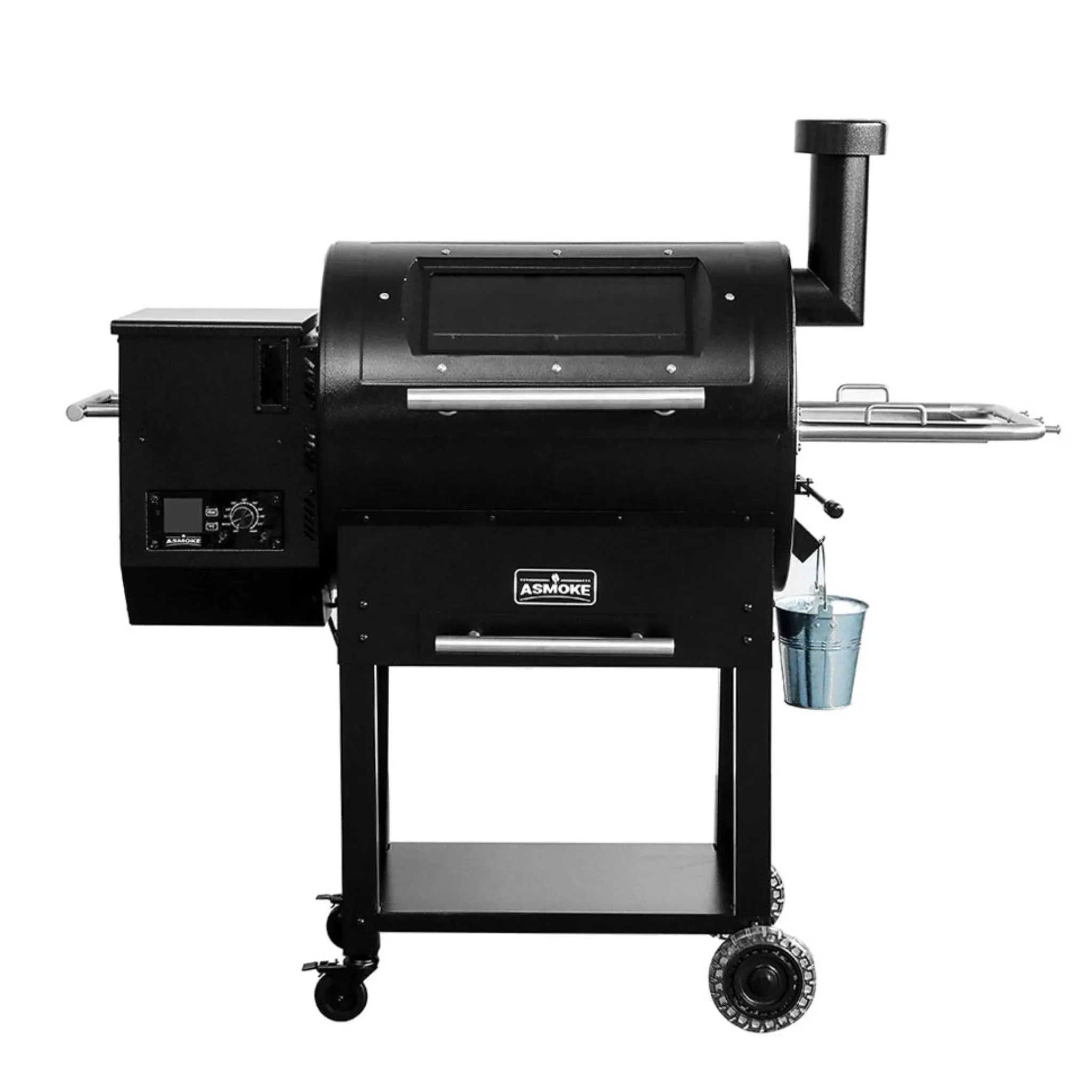 ASMOKE 700 Sq. in. Skylights Wood Pellet Grill and Smoker in