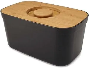 Joseph Joseph Bread Box with Removable Bamboo Cutting Board