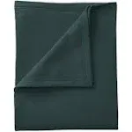 Port & Company Core Fleece Sweatshirt Blanket Dark Green BP78