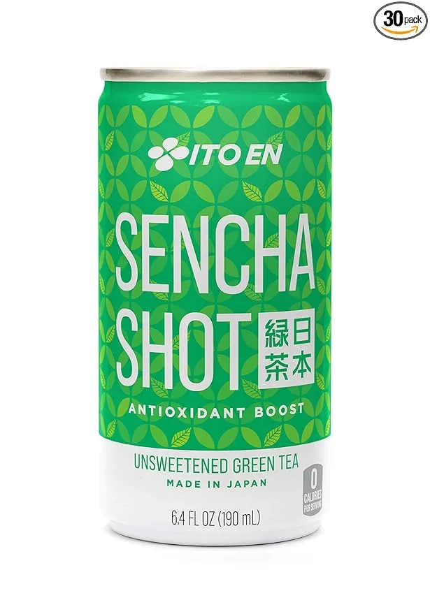 Sencha Shot, Japanese Green Tea, 6.4 Ounce Pack of 30, Unsweetened, Zero Calo...