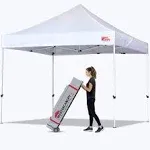  Pop Up Canopy Tent Commercial Grade Instant Shelter (White) 10x10 WHITE