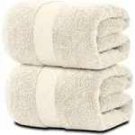 White Classic Luxury Bath Sheet Towels Extra Large