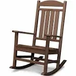 POLYWOOD Presidential Rocking Chair Mahogany