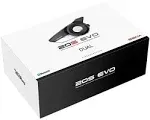 Sena 20S EVO-11D Motorcycle Bluetooth Headset Communication System with HD Speakers, Dual Pack