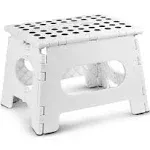 Handy Laundry Folding Step Stool, 11", White