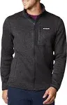 Columbia Men's Sweater Weather Full-Zip, Black Heather