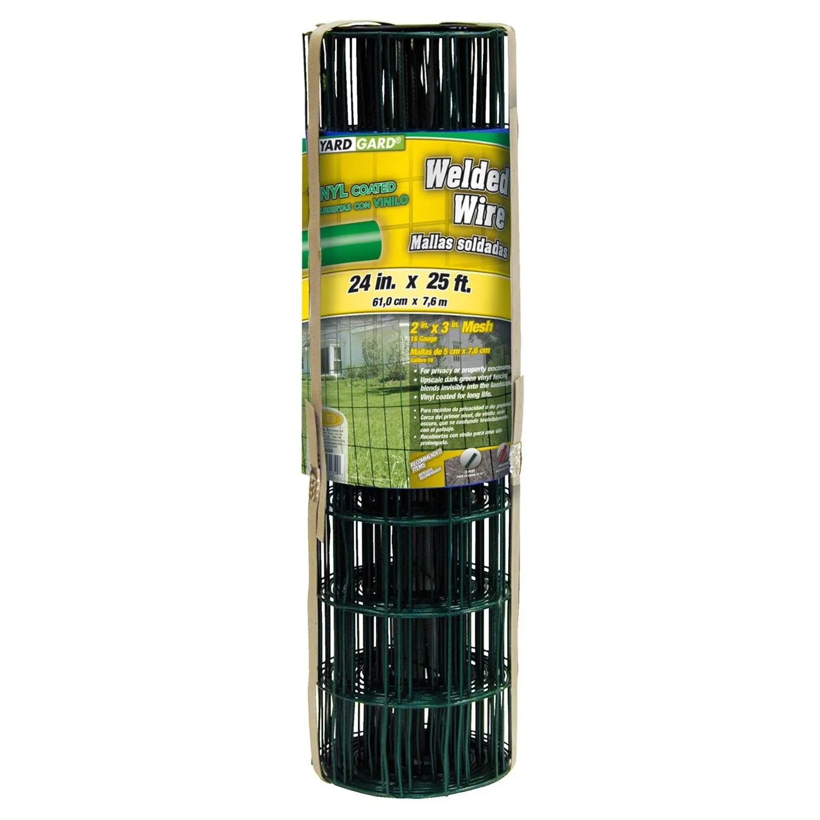 Yardgard 2 ft. x 50 ft. 16-Gauge Green Welded Wire