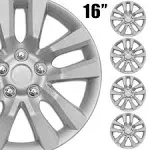 16&#034; Set of 4 Wheel Cover fit R16 Tire &amp; Steel Wheels Full Rim Snap On Hub Caps