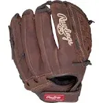 Rawlings Player Preferred Series 12.5 inch Baseball/Softball Glove, Left Hand Throw, Brown