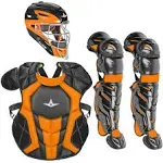 All Star System7 Axis NOCSAE Certified Two Tone Youth Pro Catcher's Kit - Ages 9-12