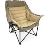 Black Sierra Deluxe Padded Camping Chair