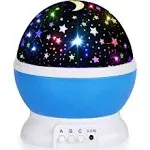 Starry Projector Night Light Rotating Sky Moon Lamp Galaxy Lamps Home Bedroom...