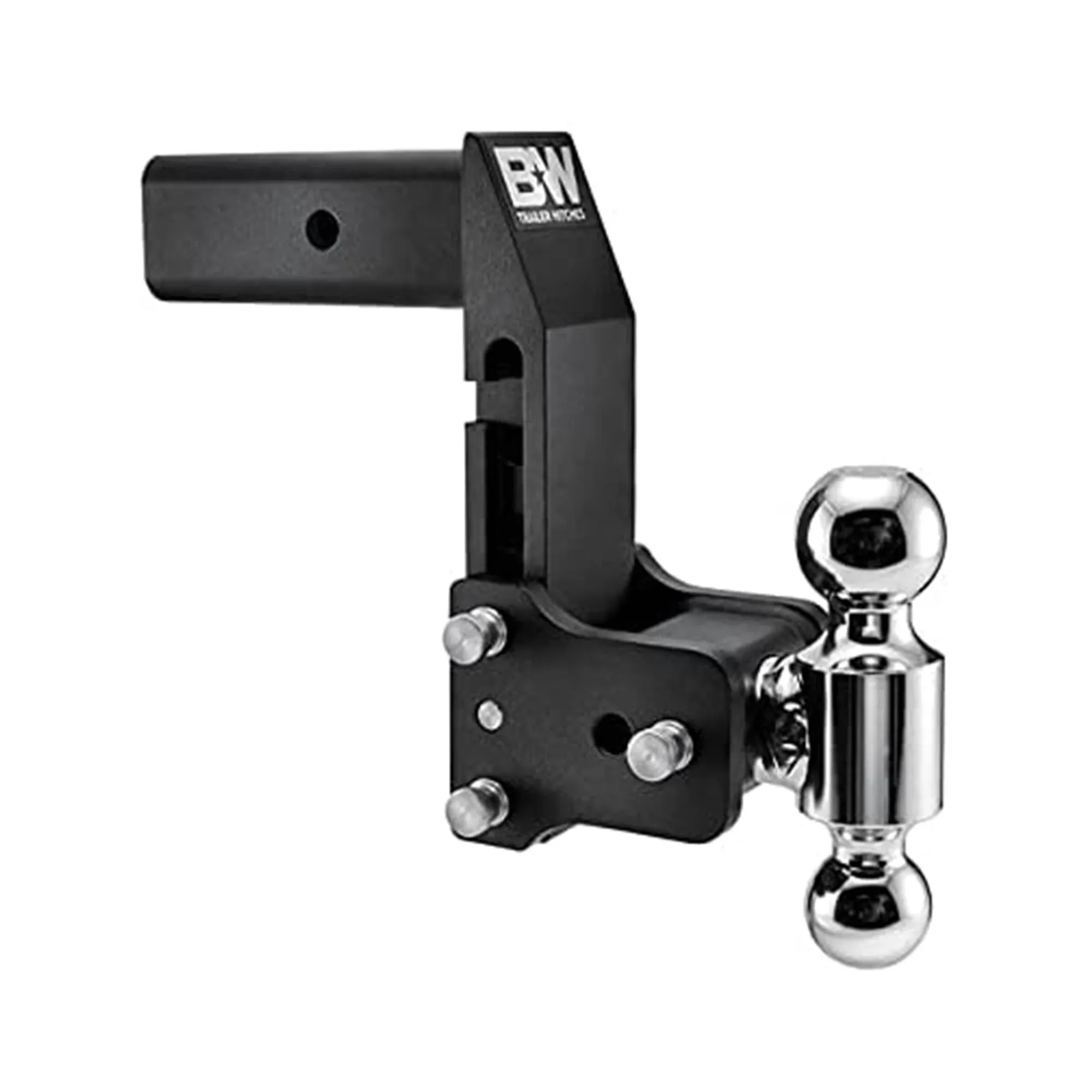 B&amp;W MultiPro Tow &amp; Stow Adjustable Dual-Ball Mount - 2.5&quot; Receiver - 2&quot;, 2 5/16&quot; Ball - 7&quot; Drop | TS20066BMP