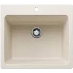 Blanco Liven Dual Mount Laundry Sink - Soft White