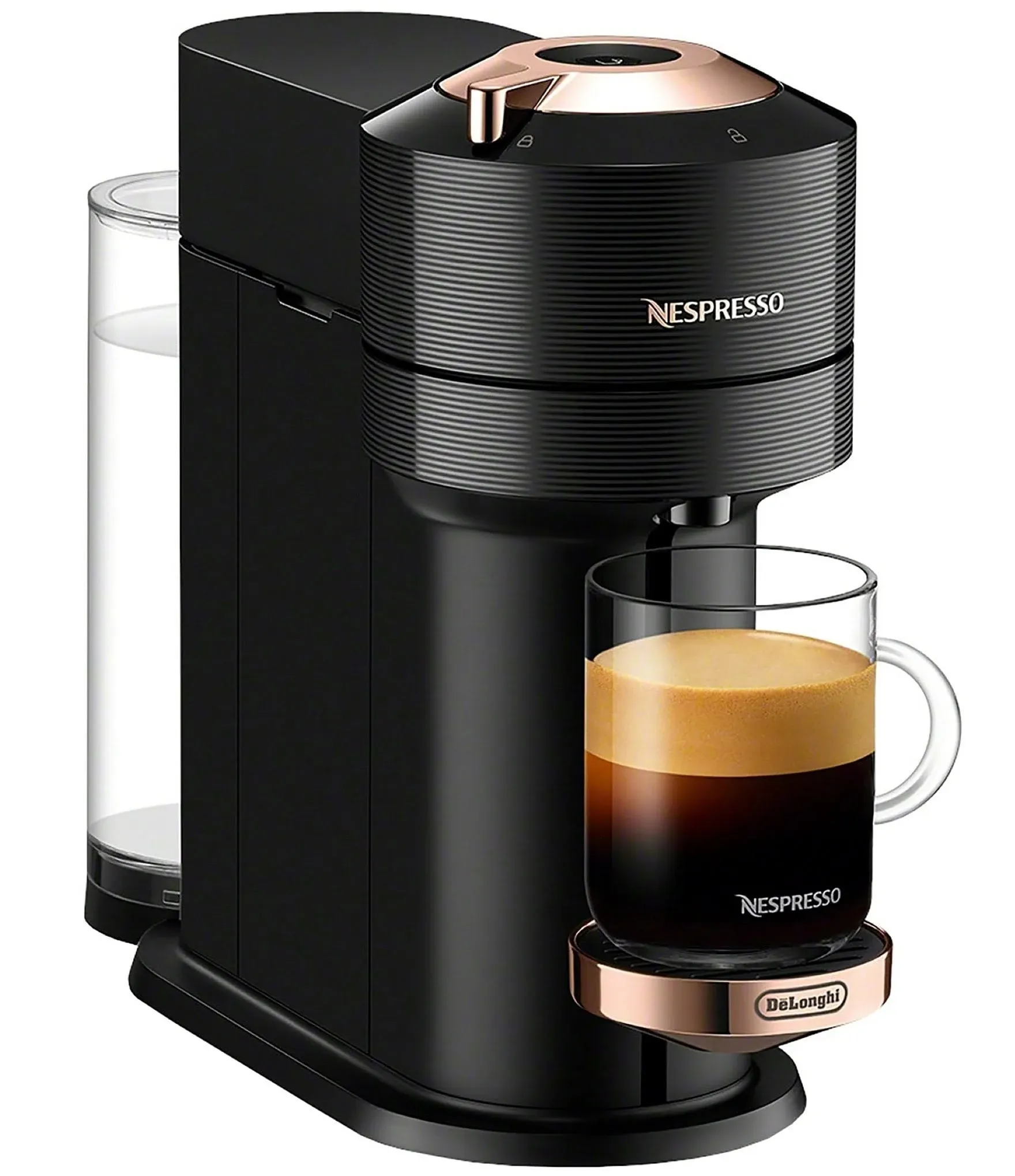 Nespresso Vertuo Next Premium Coffee and Espresso Maker · Black Rose Gold