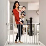 Regalo 51 inch Easy Step Extra Wide Walk Thru Baby and Pet Safety Gate, Platinum