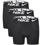 Nike Boys 8-20 3-Pack of Boxer Briefs, Black, Medium