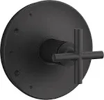 Kohler TS14423-3-BL Purist Rite-Temp Valve Trim with Cross Handle - Matte Black