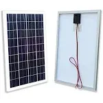 ECO-WORTHY Solar Panel 25W 12V Monocrystallin<wbr/>e Waterproof Panel for Charging 12V