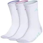 Adidas Cushioned Crew Socks 3 Pairs White M