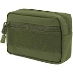 OD GREEN MOLLE PALS Tactical Compact Utility Tool Hook Loop Panel Pouch