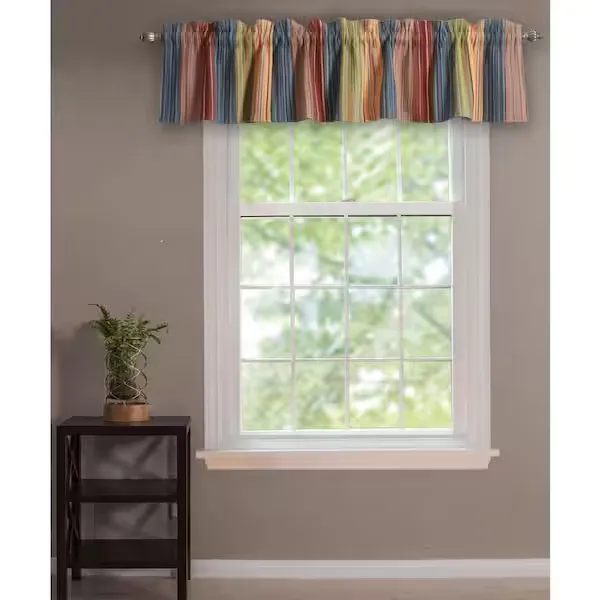 Greenland Home Katy Window Valance, Quilted, Valance, Quilted - Farmhouse - Valances - by Closeoutlinen | Houzz