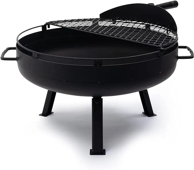 Barebones Cowboy Fire Pit Grill