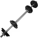 Yes4all 50 lbs Adjustable Dumbbell (25 lbs x 2 Pcs) + Dumbbell Bar Connector, Combo/Set