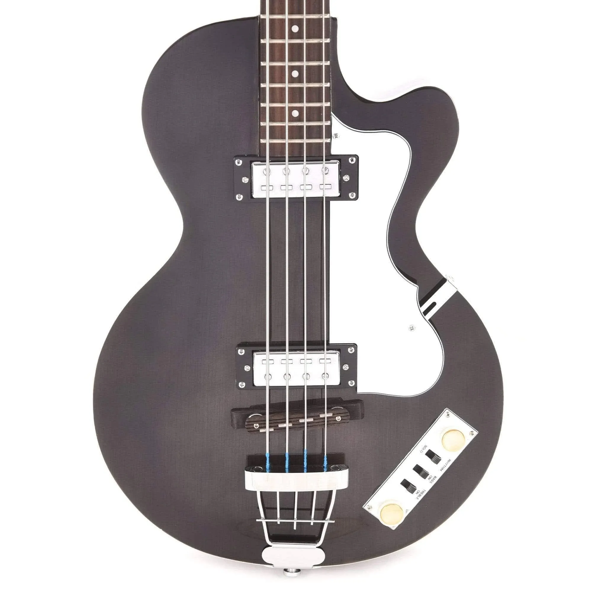 Hofner Pro Edition Club Bass Guitar - Transparent Black