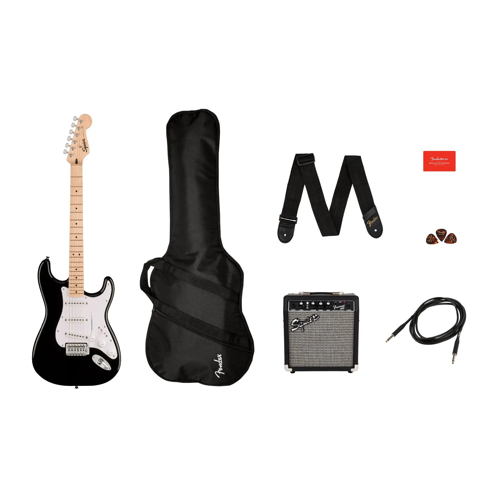 Squier Sonic Stratocaster Pack (Black)