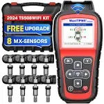 2024 Autel MaxiTPMS TS508WF Kit: 300$ 8pcs 315 433MHz Sensors, WiFi Ver. of TS508 TS501 TS601, TPMS Programming, Relearn, Activation Tool, Copy by OBD