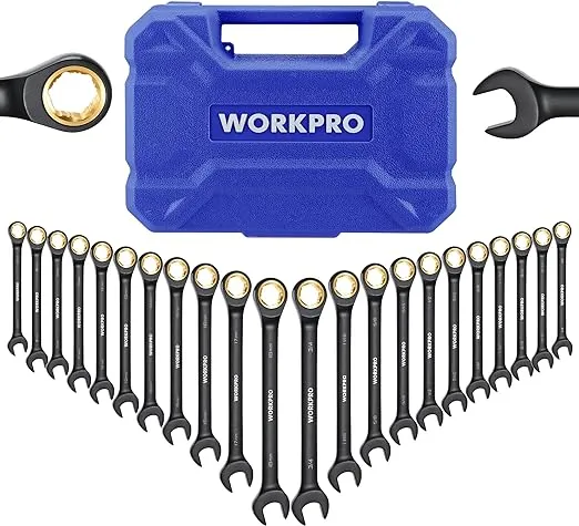 WORKPRO 22-Piece Ratcheting Wrench Set