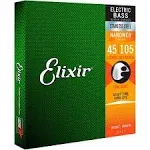 Elixir 14677 Nanoweb Stainless Steel Long Scale Bass Strings - Light/Medium (45-105) | Reverb